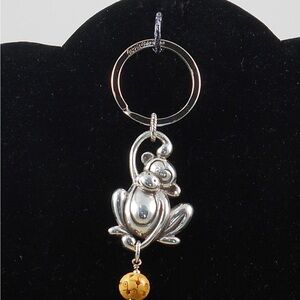 Brighton Silver Monkey Around Charm Keychain / bag charm